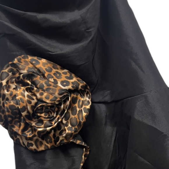 Juno Collection 90s Y2K Leopard Print Ruched Formal Prom Party Dress - Picture 8 of 11